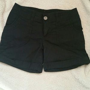 Black shorts size 2